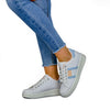 SNEAKERS DONNA BASSA IN PELLE CON DETTAGLI A SPECCHIO - Chic&Pop - Abbigliamento ed accessori Donna