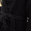 CARDIGAN DONNA F/W CON CINTURA IN VITA INTRECCIATA - Chic&Pop - Abbigliamento ed accessori Donna