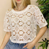 Maglia donna p/e CLAIRE crochet - Chic&Pop - Abbigliamento ed accessori Donna