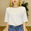 T-Shirt donna p/e RIHANNA con spalline imbottite - Chic&Pop - Abbigliamento ed accessori Donna