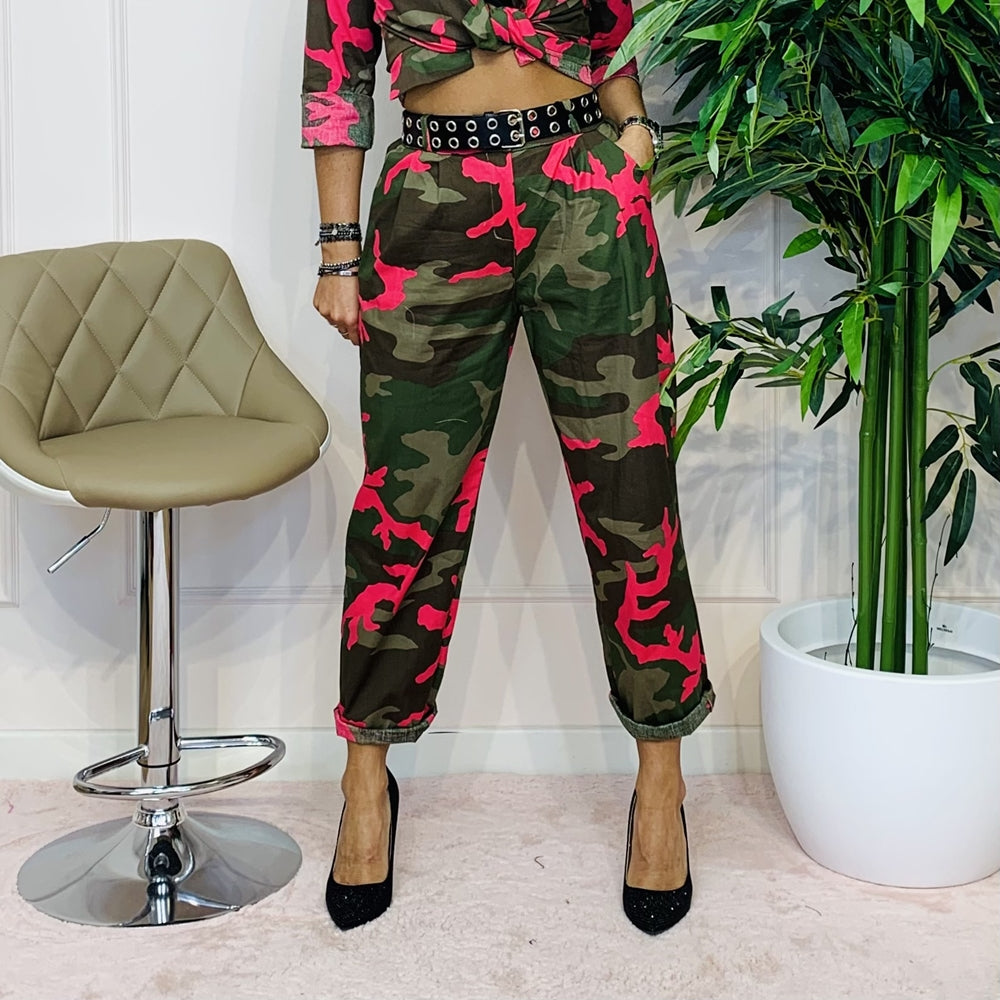 PANTALONE donna p/e CAMOUFLAGE - Chic&Pop - Abbigliamento ed accessori Donna